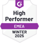 G2 High performer EMEA